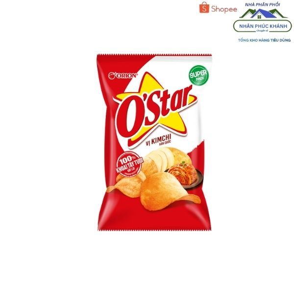 [1 Lốc/ 10 Gói] Snack Orion Ostar Kim Chi 33Gr (0953)