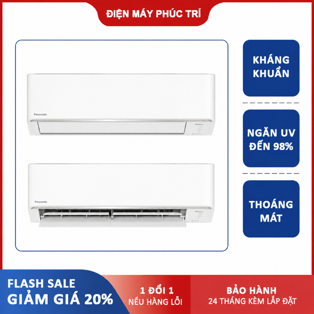 Panasonic Inverter 1 Hp CU/CS-PU9AKH-8