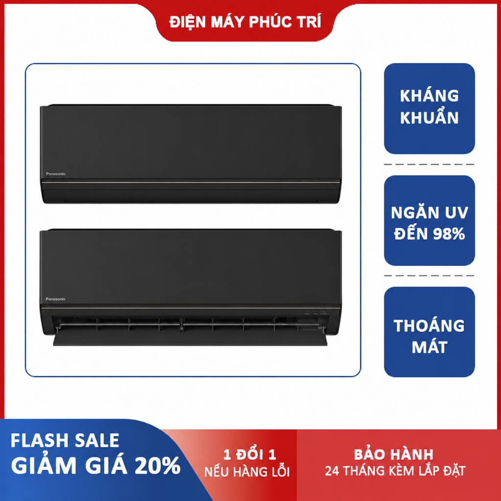 Máy Lạnh Panasonic Inverter 1 Hp CU/CS-AU9BKH-8