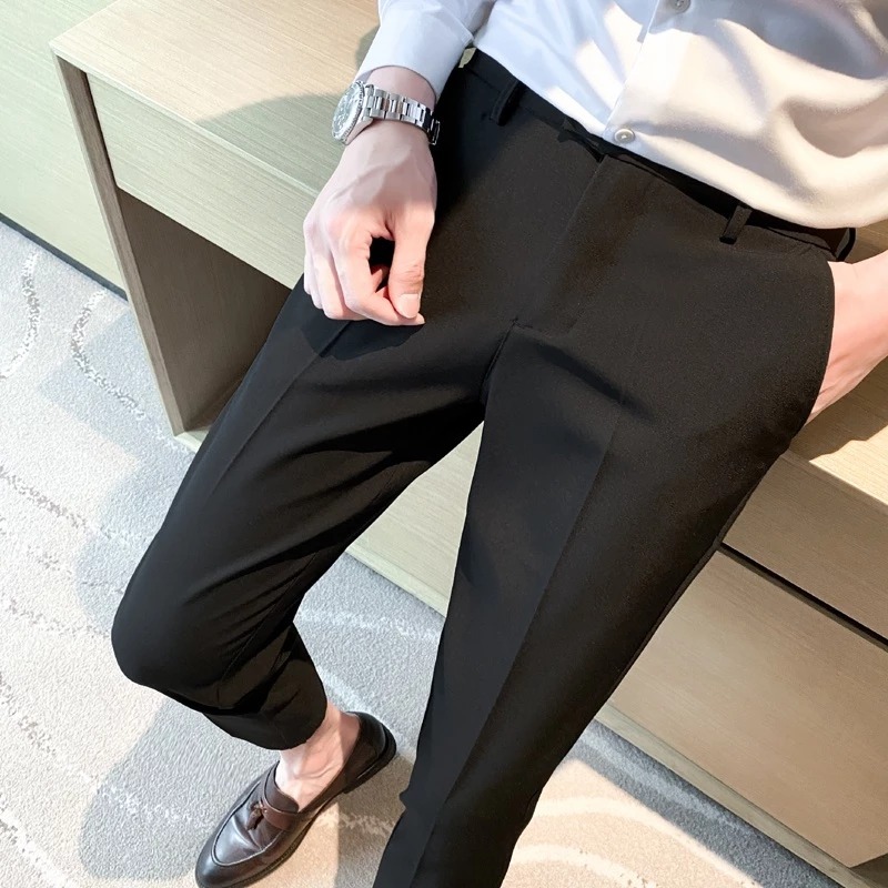 (sale 20 %) Quần âu nam Jbaggy ống côn vải lụa co giãn 4 CHIỀU không nhăn không xù cực kì tôn dáng