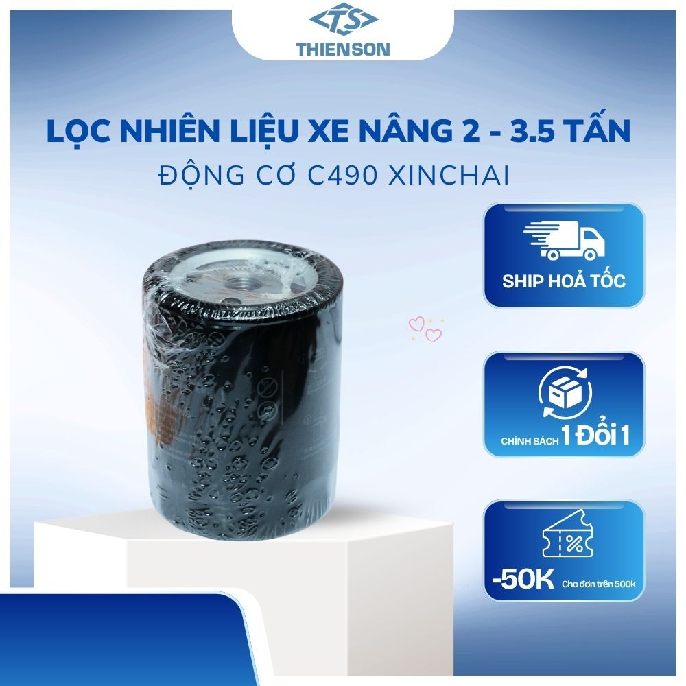 Lọc nhiên liệu xe nâng CX0708 | Dùng cho động cơ Xinchai C490, A490, Quanchai 490 | Chính hãng