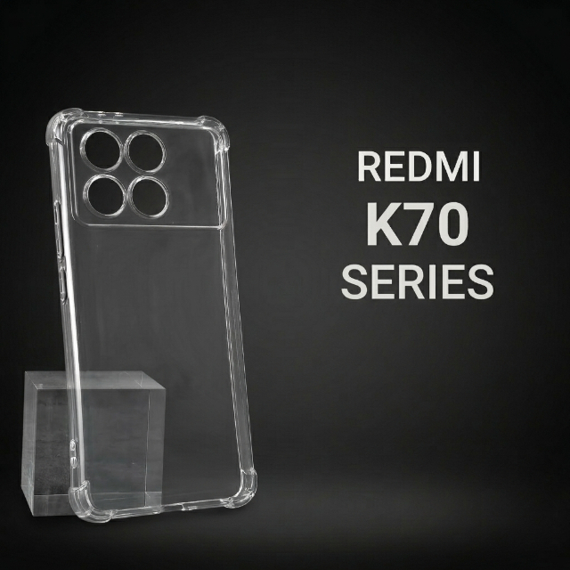 Ốp lưng Redmi K70, K70e, K70 Pro, K70 Ultra Vhcase trơn trong suốt | Ốp lưng điện thoại Xiaomi dẻo b