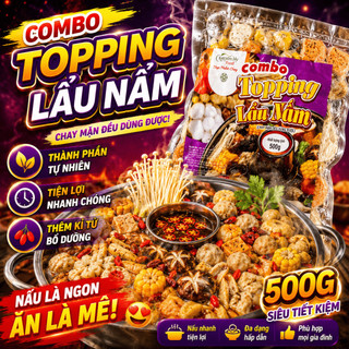 Combo Topping Lẩu Nấm Chay Nguyên Hỷ  500g