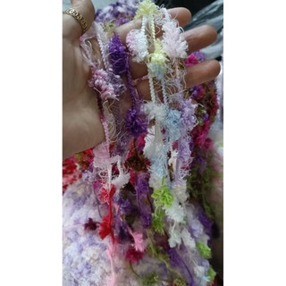 Pompom lông vũ hoa, cuộn 100g