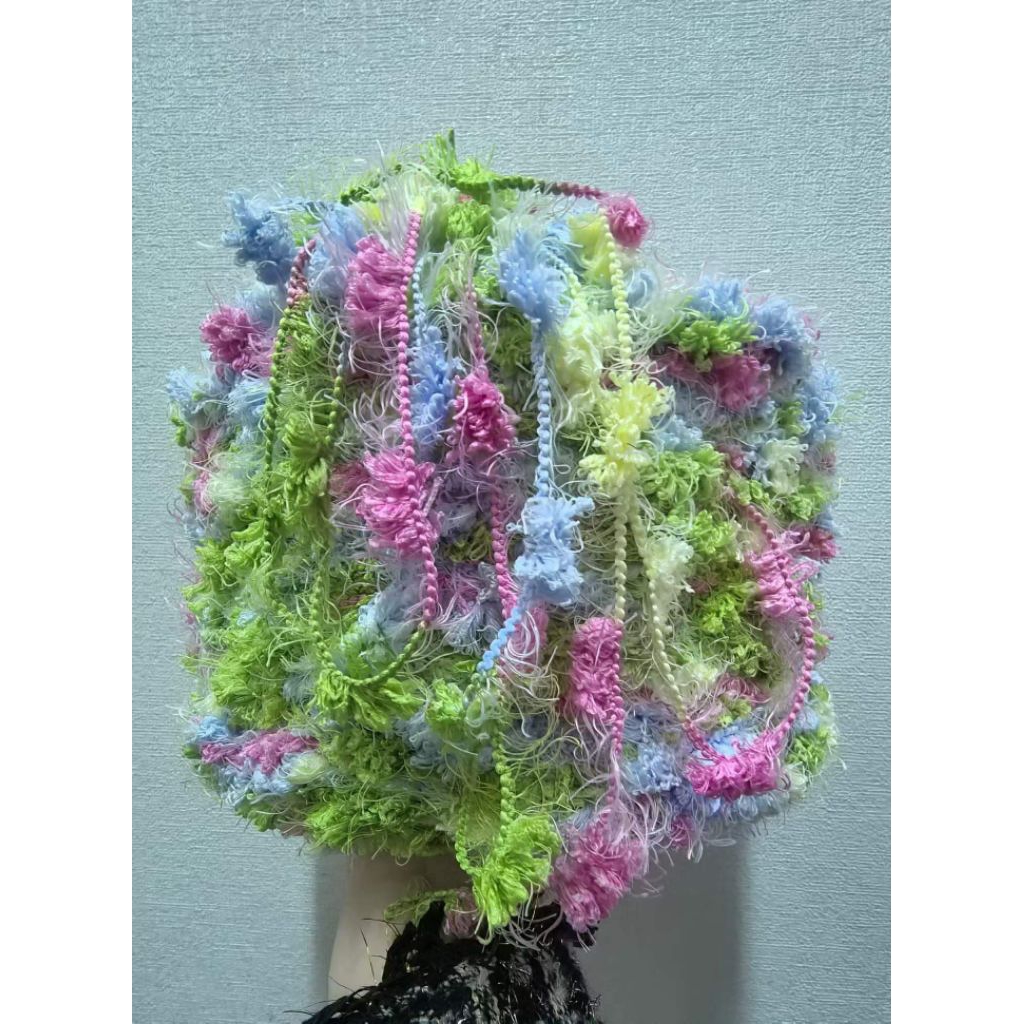 Pompom lông vũ hoa, cuộn 100g
