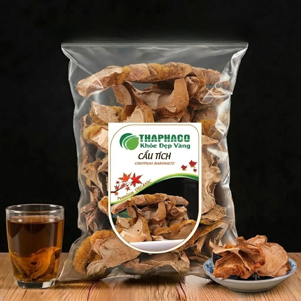 Cẩu tích khô túi lớn loại 1kg - Hàng thơm sạch cao cấp