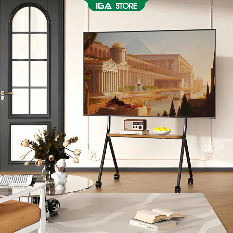 Kệ Giá Treo Tivi, Kệ Treo Tường khung sắt di động điều chỉnh kích thước decor phòng khách thương hiệ