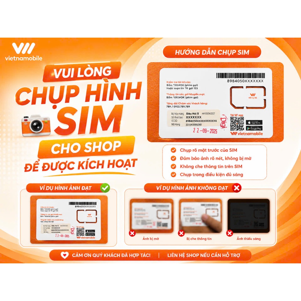Sim Vietnamobile 1 Năm 7GB/Tháng Dùng Trọn Gói, Không Phát Sinh