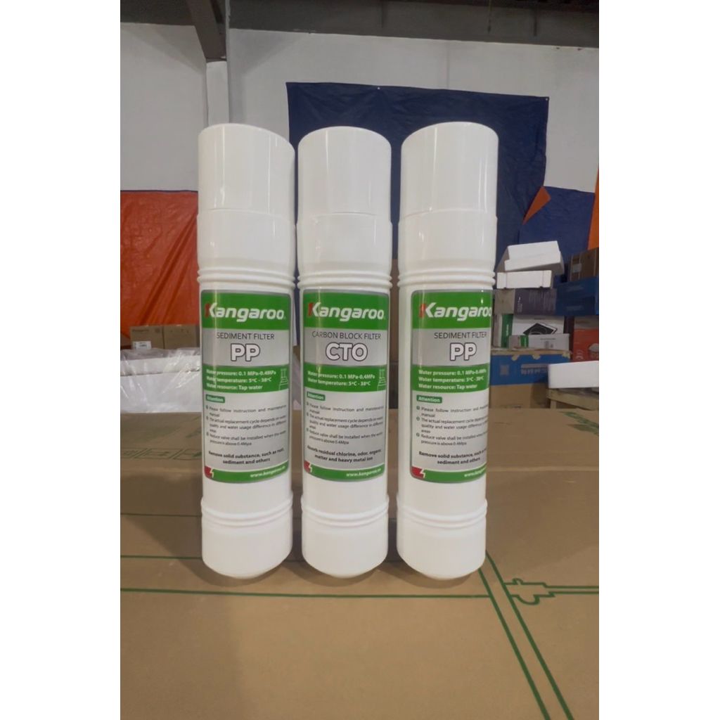 Combo Lõi lọc nước số 1 2 3 cây nước nóng lạnh kg61a3 kg62a3