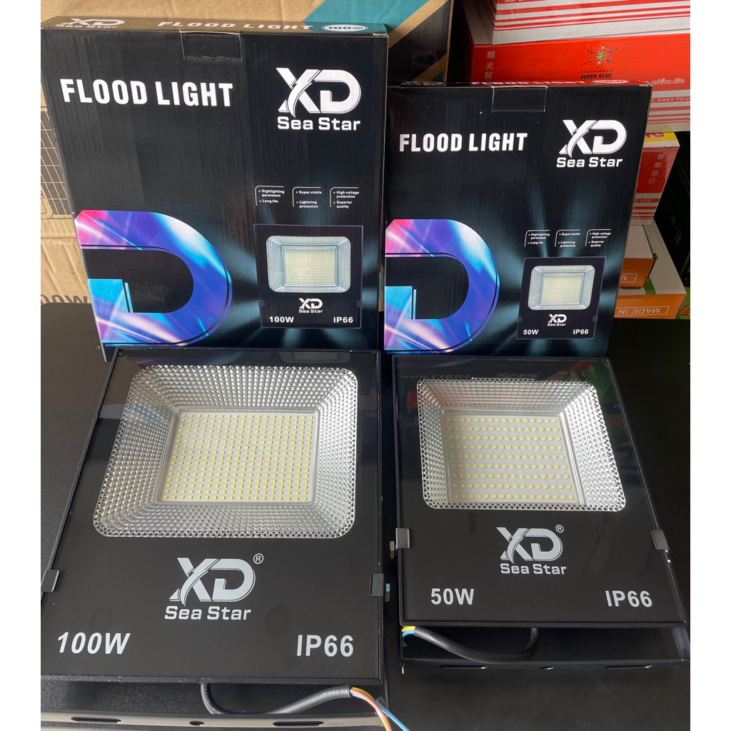 Đèn pha 50w,100w sử dụng ngoài trời ip66 XD Sea Star