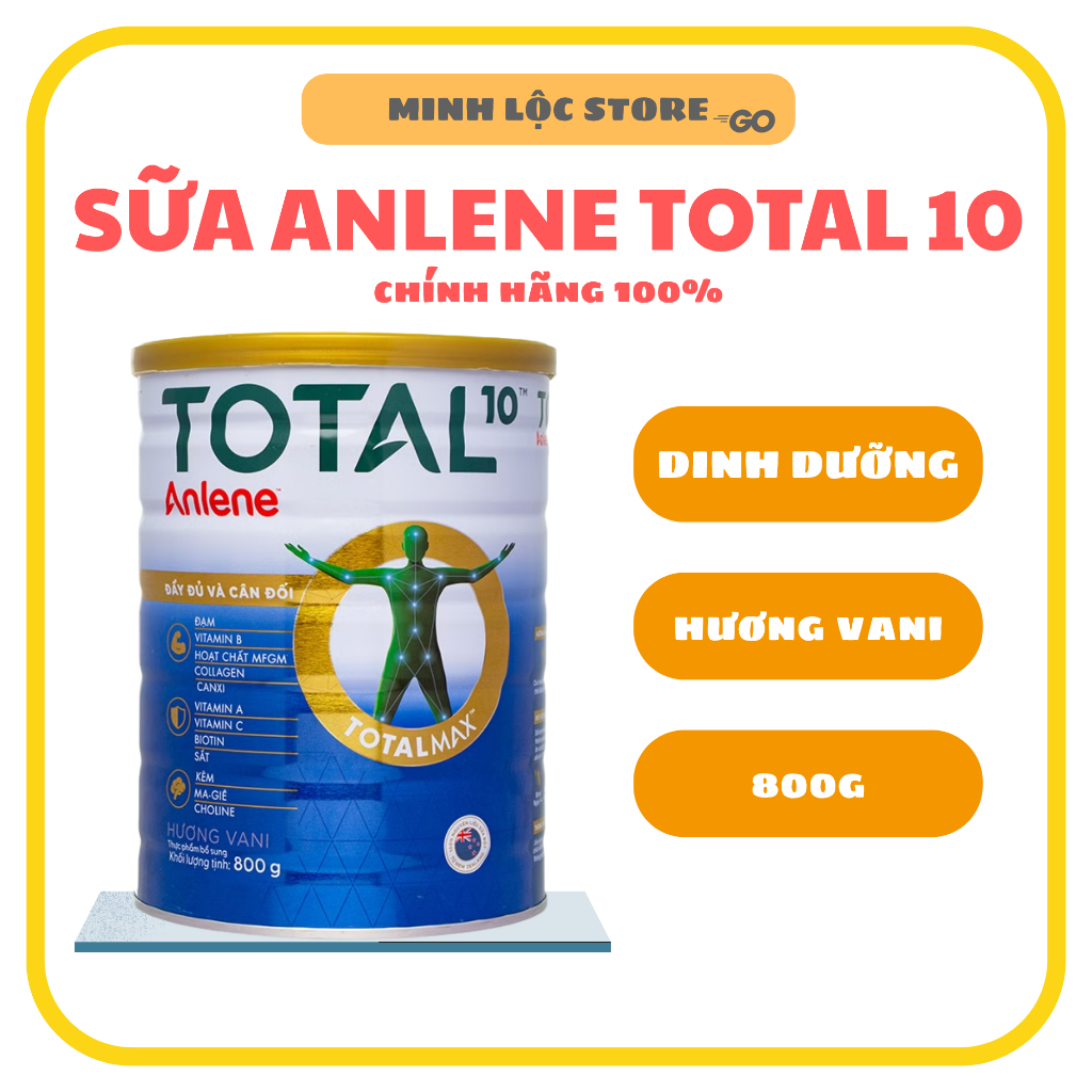 Sữa Anlene Total 10 800g MỚI