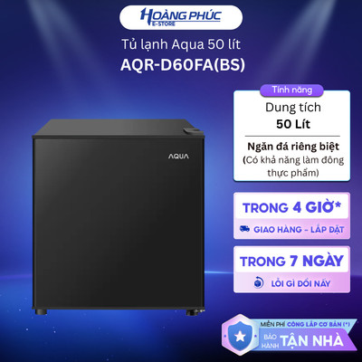AQR-D60FA(BS) - Tủ Lạnh Aqua 50 Lít [FREESHIP HCM]