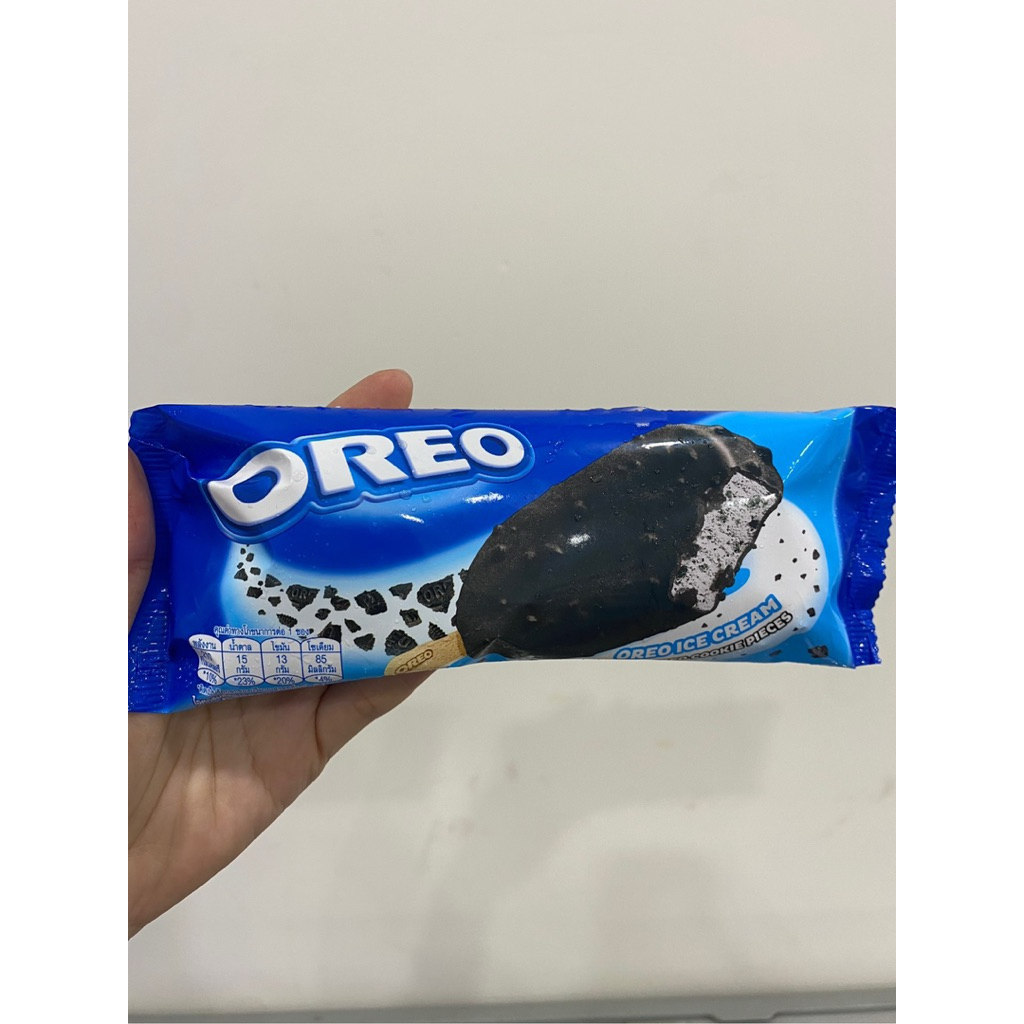 Kem Que Oreo Ice Cream Socola Vanilla Bạc Hà Mint Thái Lan Kem Phủ Chocolate Bánh Oreo