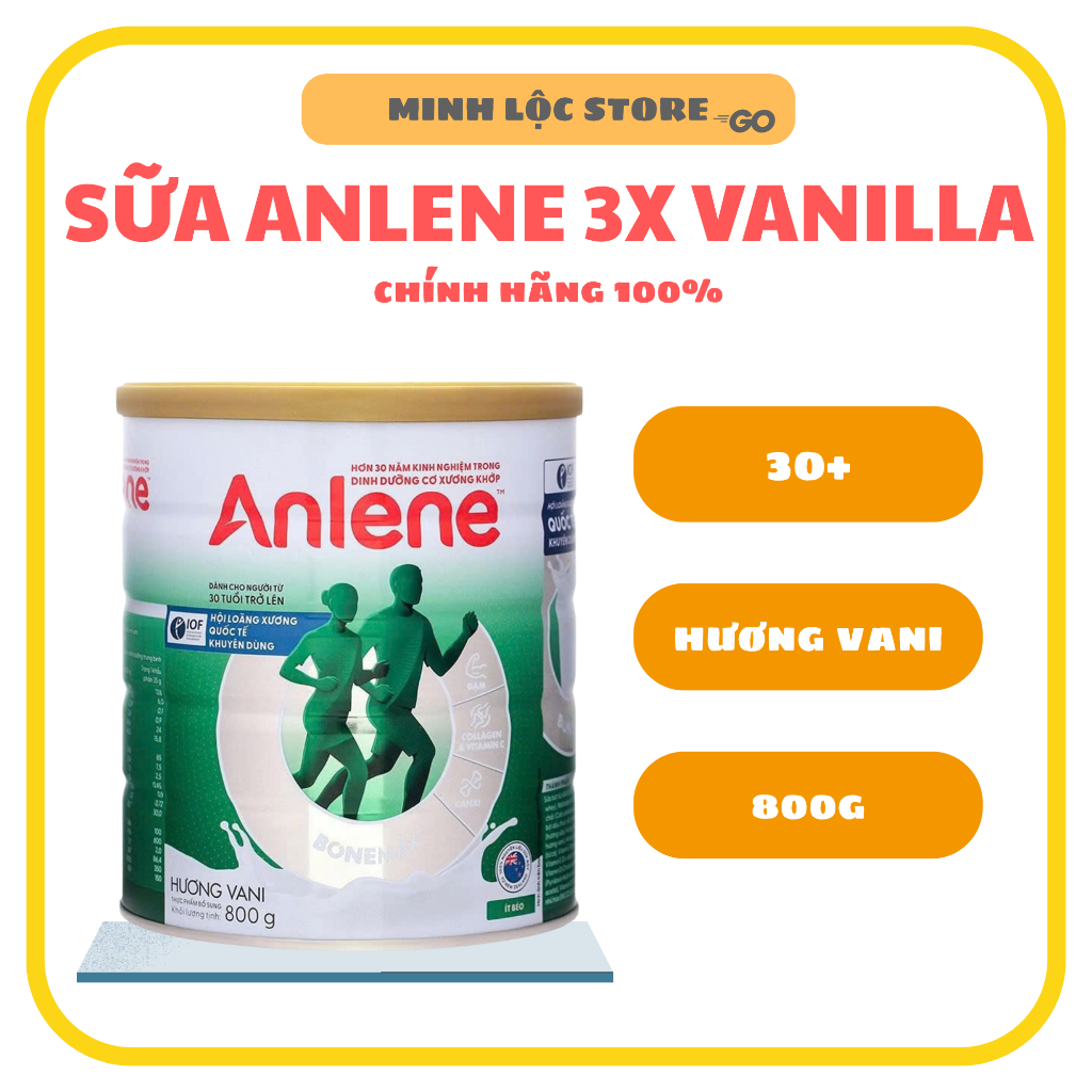 Sữa Anlene Vani 800g MỚI