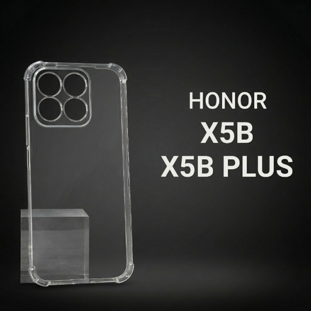 Ốp lưng Honor X5b, X5b Plus Vhcase trơn trong suốt | Ốp điện thoại Honor dẻo bảo vệ camera đt toàn d