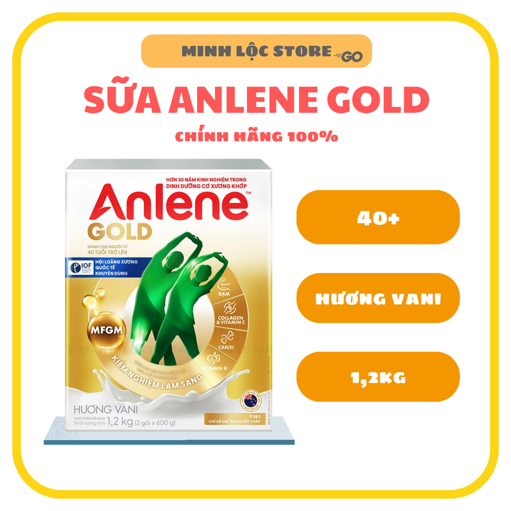 Sữa Anlene Gold 1,2kg MỚI