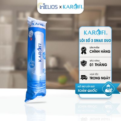 Lõi Lọc Nước Karofi Smax Duo 3 Chính Hãng - Lõi Số 3 Vi Lọc Thay Thế Máy RO