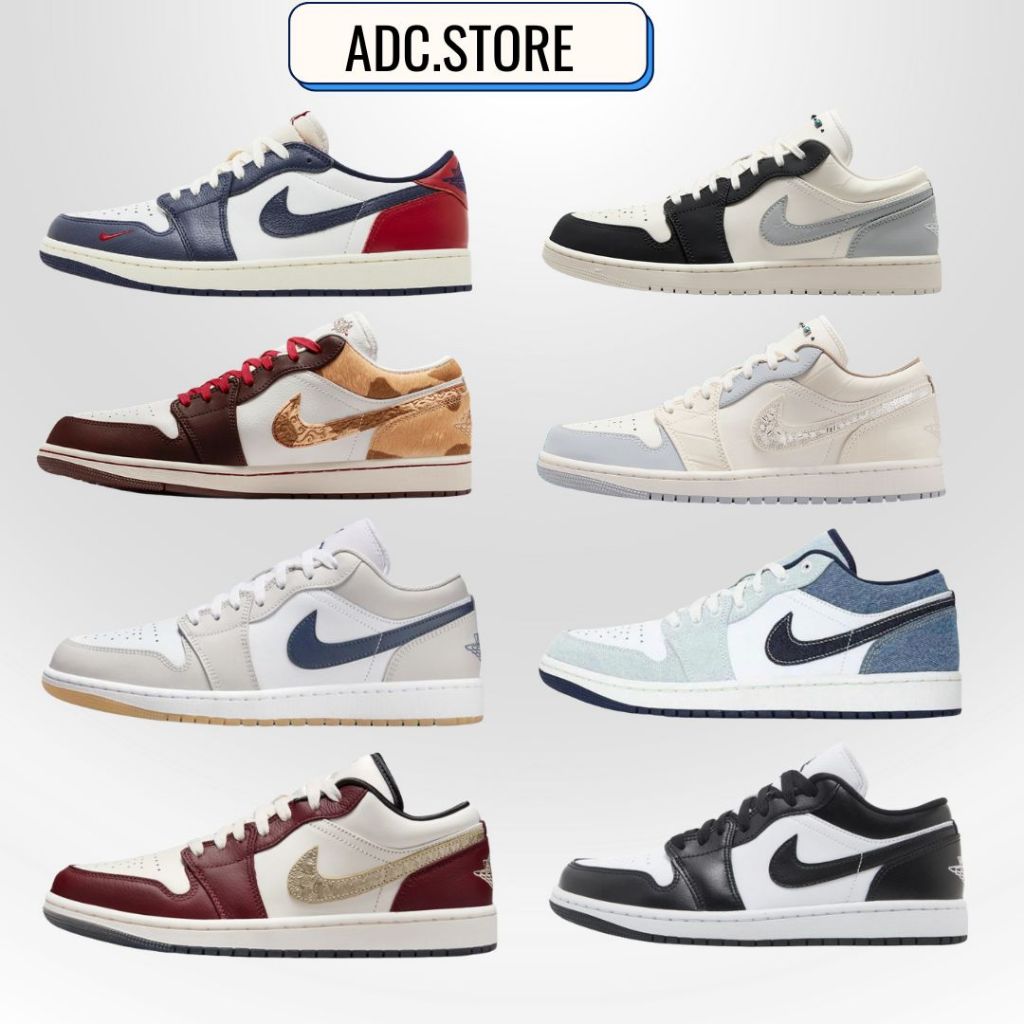 Giày_Jodan 1 Low Full Đủ Mẫu Cổ Thấp Dễ Phối Đồ Cực Hot Full Box.