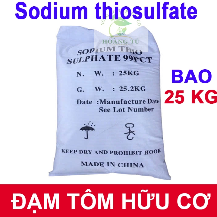 Sodium Thiosulfate 99% NA2S2O3 Khử Độc Nước Bao 25KG