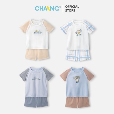 [CHAANG 6M-5Y] Bộ cộc raglan Tulip cho bé gái và bé trai