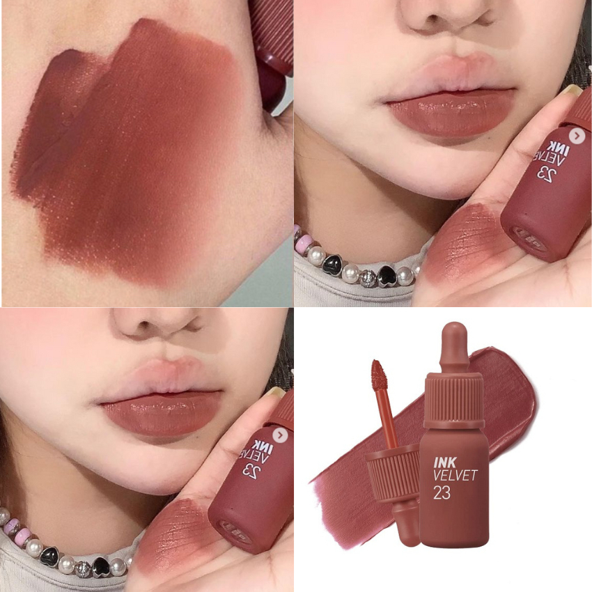 Son Ink 23 Nâu Đất , Son Ink Velvet 23 Nutty nude