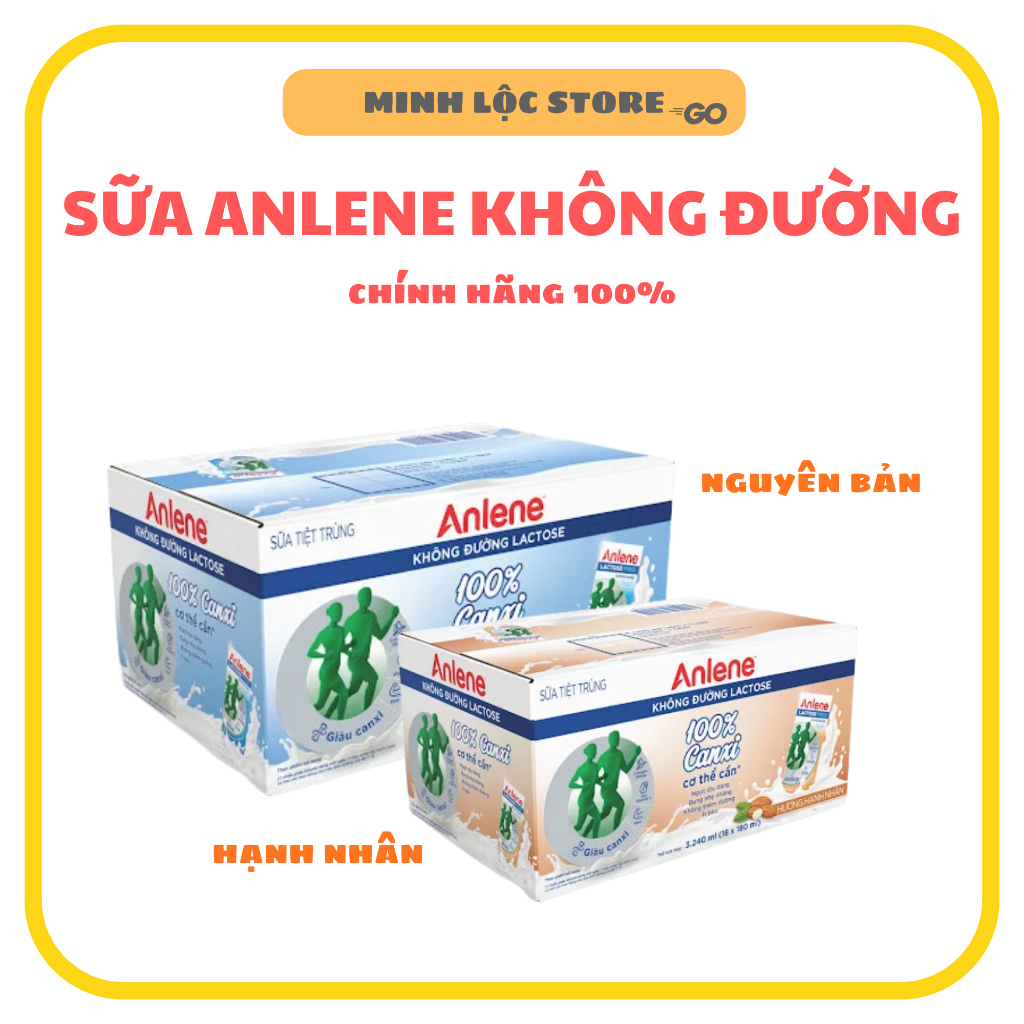 Sữa Anlene Không Đường Lactose