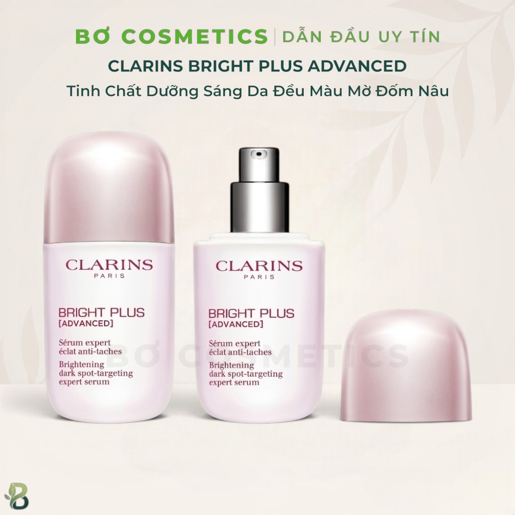 Tinh Chất Dưỡng Sáng Da Clarins Bright Plus Advanced Brightening Dark Spot Đều Màu Mờ Đốm Nâu - Bơ C