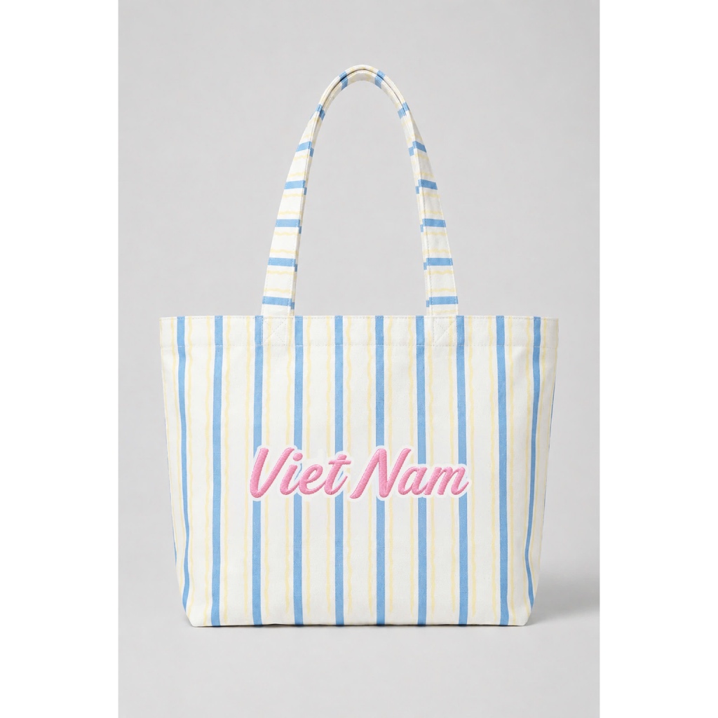 Túi tote OLV sọc Striped Tote Bag phù hợp mọi dịp | BigBuy360 - bigbuy360.vn