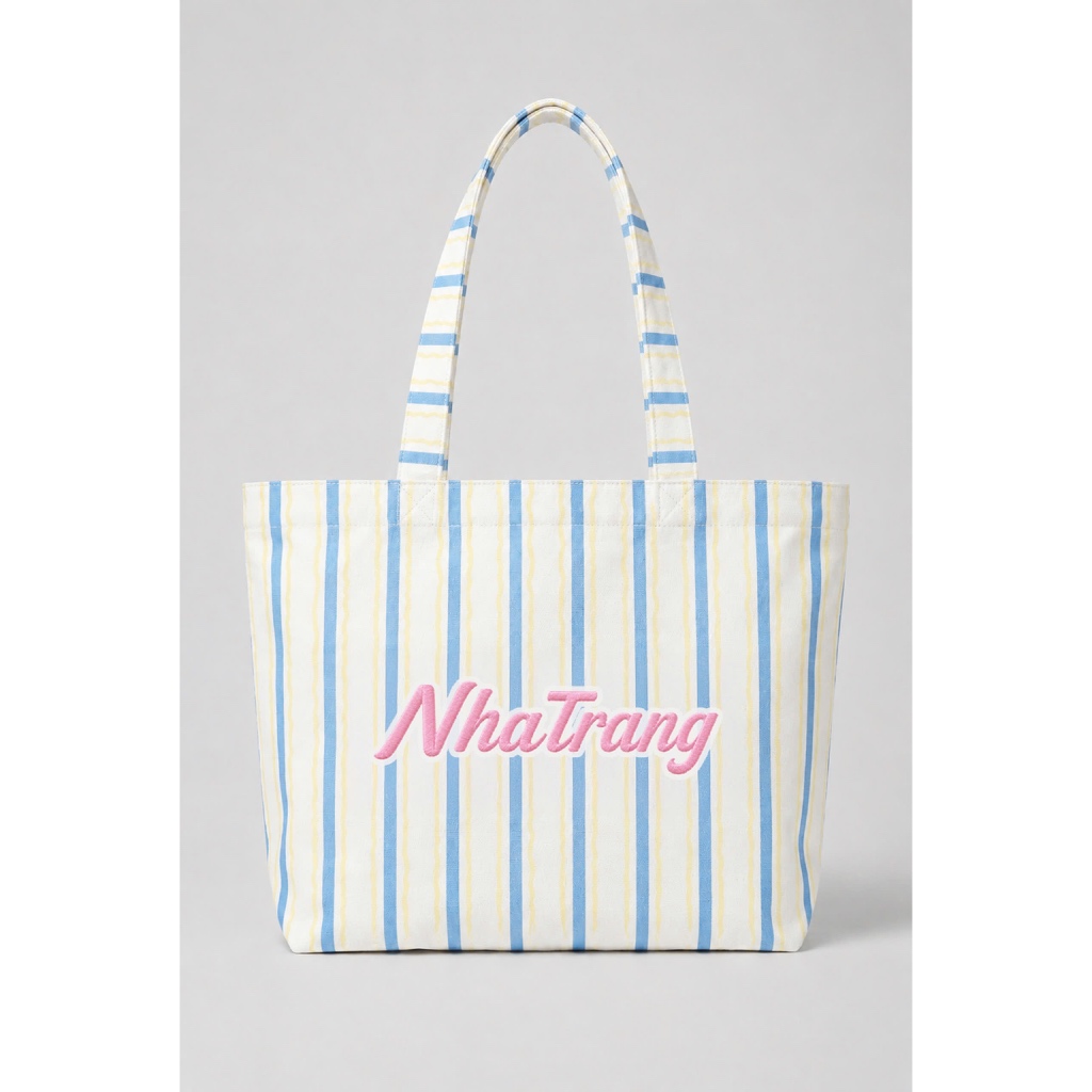 Túi tote OLV sọc Striped Tote Bag phù hợp mọi dịp | BigBuy360 - bigbuy360.vn