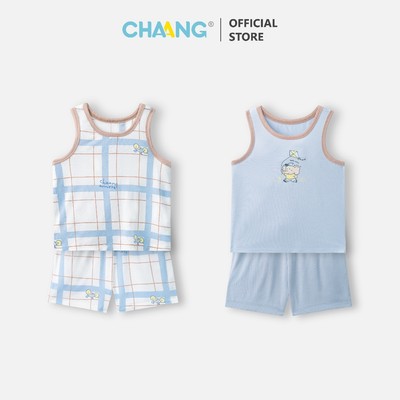 [CHAANG 6M-5Y] Bộ ba lỗ Tulip cho bé trai và bé gái