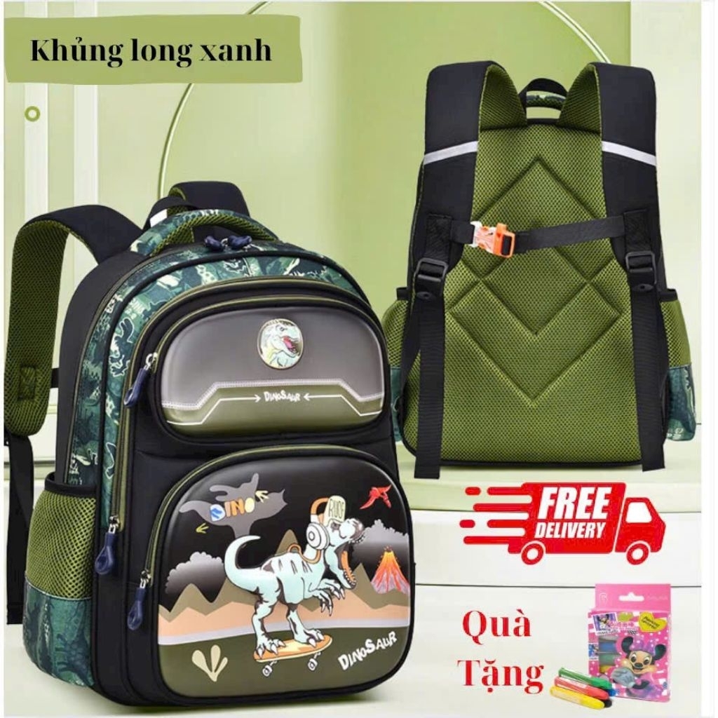​Balo Đi Học Cho Bé Trai Bé Gái Học Sinh Cấp 1 Cặp Sách Tiểu Học Nhiều Ngăn Từ Lớp 1 Đến Lớp 5
