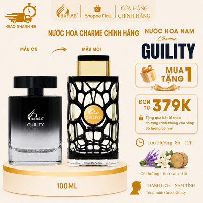 [Tặng chai 10ml] Nước Hoa Nam CHARME GUILITY PHIÊN BẢN 2024 3ml|10ml|100ml Bí Ẩn, Lịch Lãm