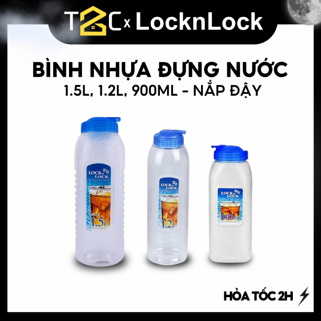 Bình Nước Nhựa 1.5L LocknLock Pet , Bình đựng nước Lock&Lock HAP731 K2Cmall