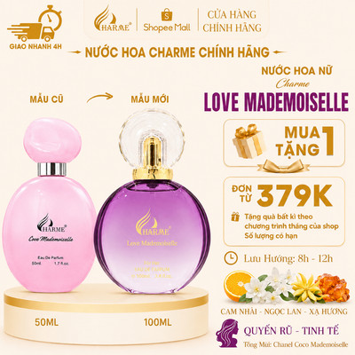 [BÁN CHẠYl] Nước Hoa Nữ CHARME LOVE MADEMOISELLE 3ml|10ml|100ml, Hương Hoa Cỏ, Quà tặng người yêu