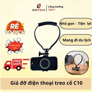 Giá Đỡ C10 treo cổ để điện thoại - nhỏ gọn , thông minh , dễ sử dụng , thích hợp mang đi du lịch