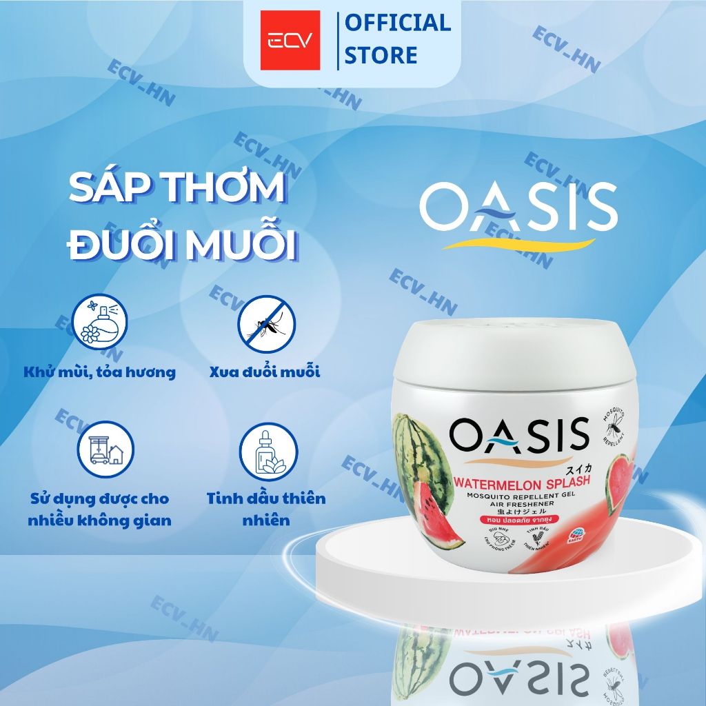 Sáp thơm đuổi muỗi OASIS (Nhiều lựa chọn hương thơm tự nhiên)