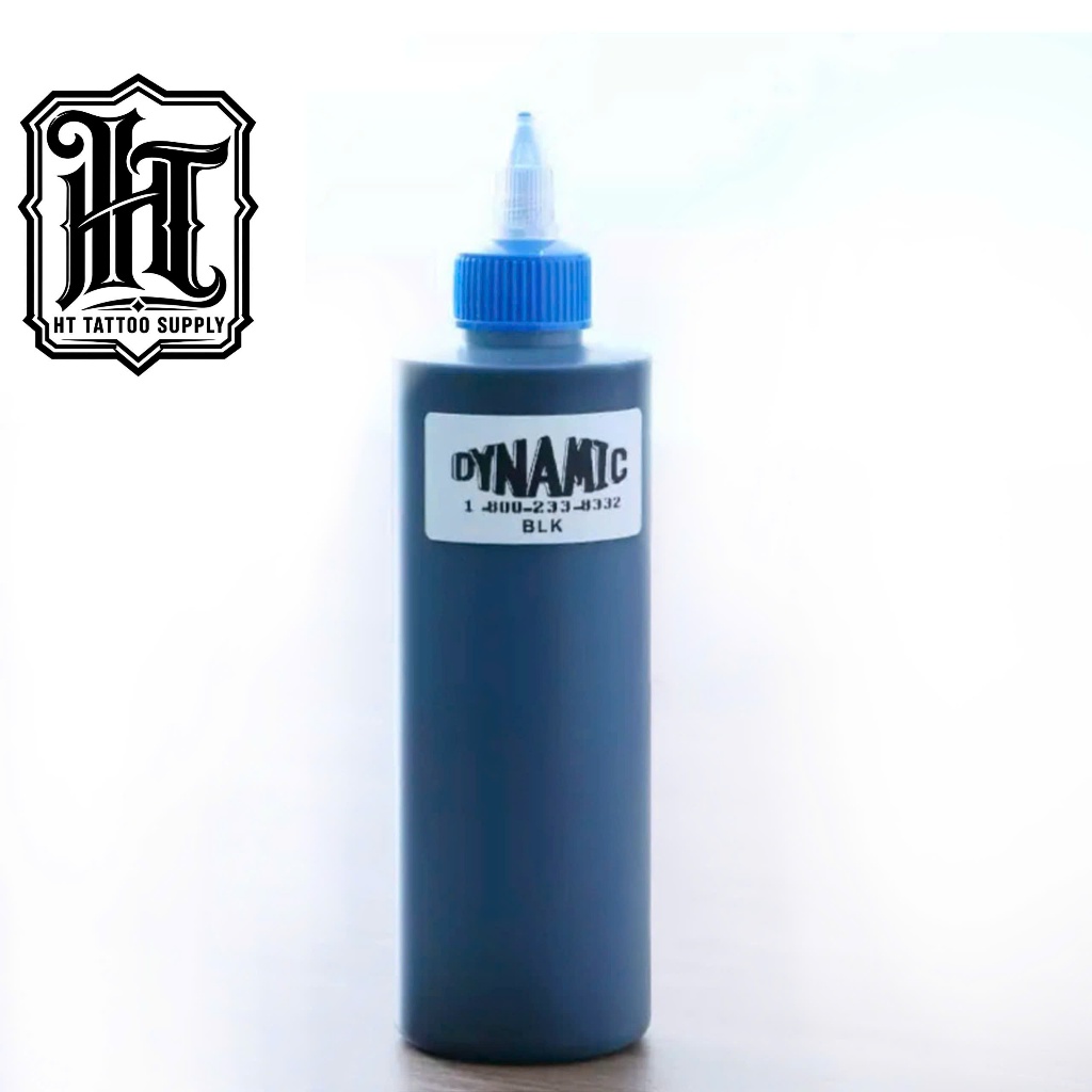 Mực Tập Phun Xăm và Xăm Hình Dynamic - Chai To 8oz 240ml
