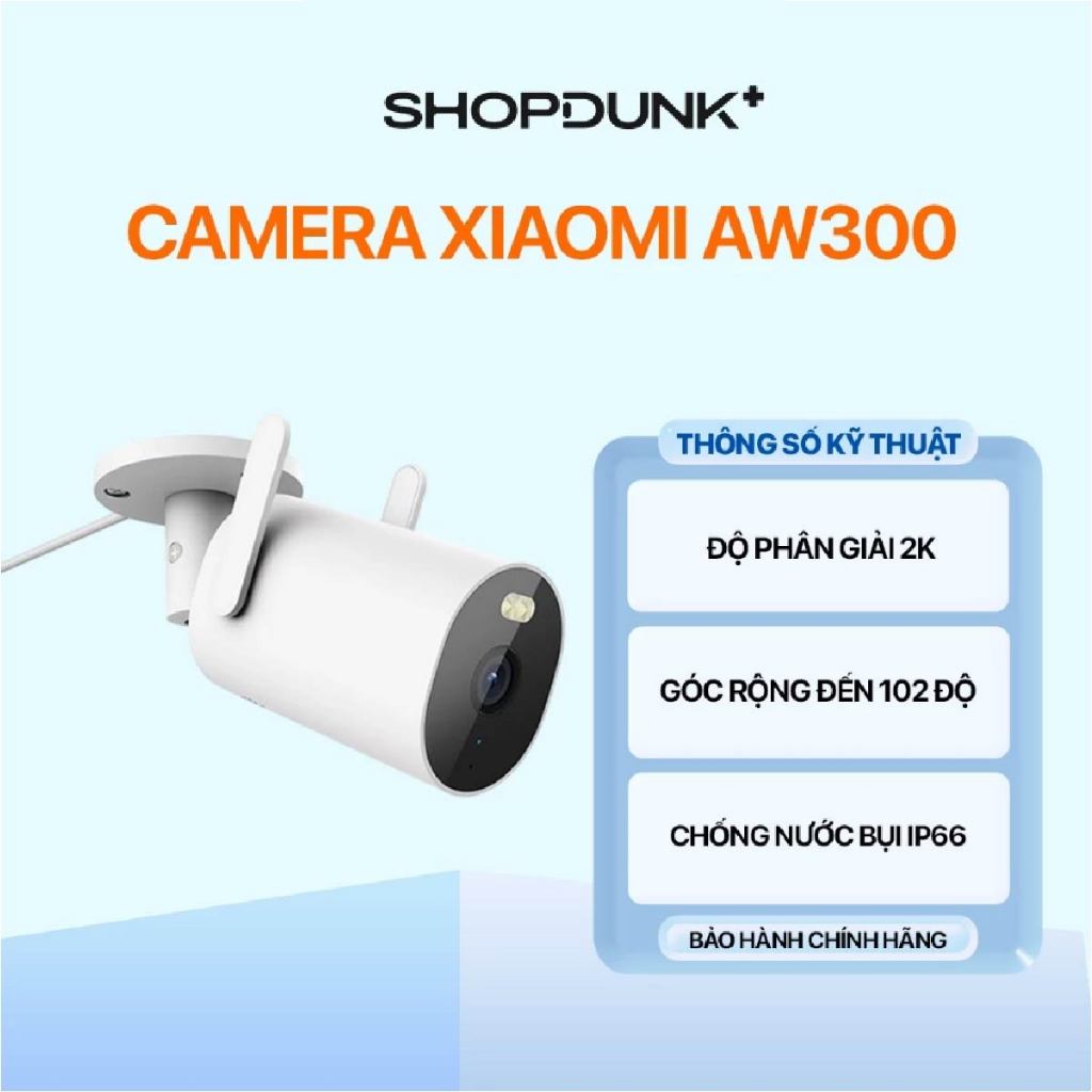 Camera Ngoài Trời Xiaomi Outdoor Camera AW300 Chính Hãng