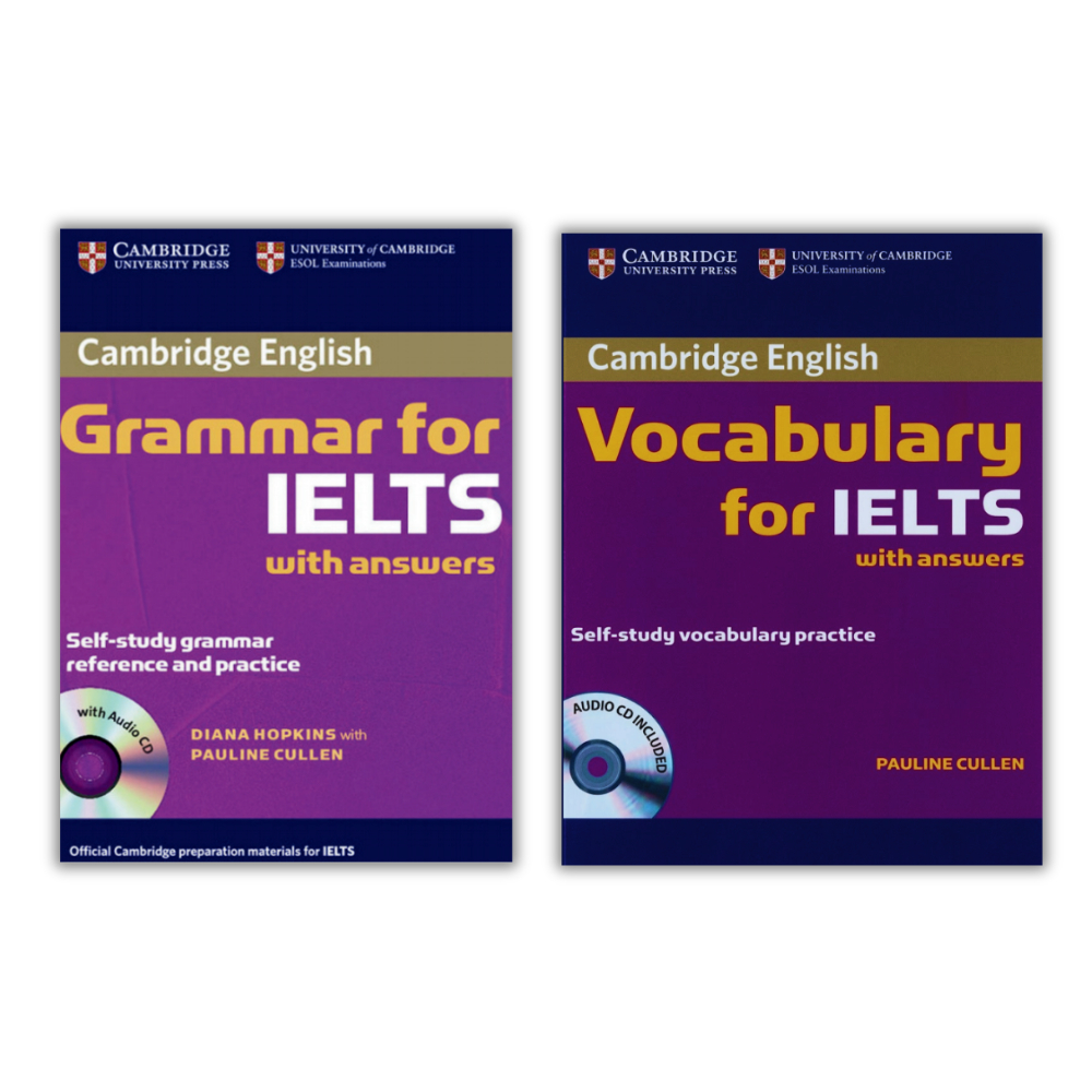 Sách - Grammar for IELTS + Vocabulary for IELTS - Bản in laser đẹp nét