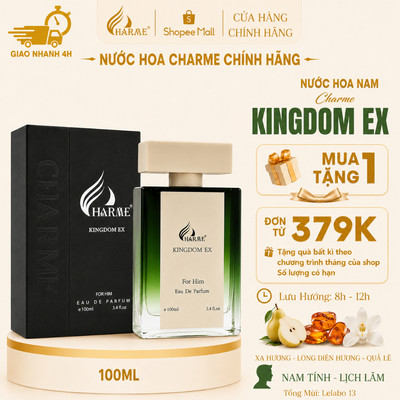 [Tặng chai 10ml] Nước Hoa Unisex CHARME KINGDOM EX 3ml|10ml|100ml Lưu Hương Cá Tính, Gợi Cảm
