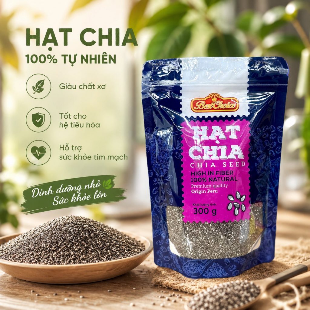 HẠT CHIA BEST CHOICE PERU 300G
