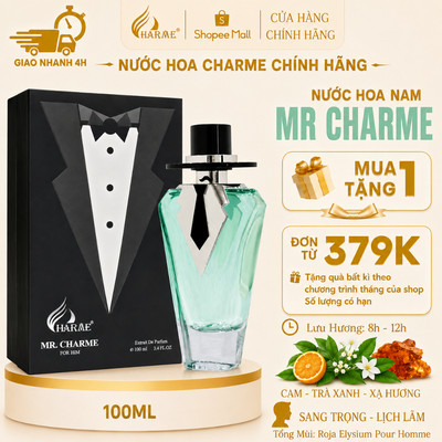 [Tặng chai 10ml] Nước hoa nam Charme Mr.Charme 10ml|100ml Lưu Hương,Chính Hãng.Quà tặng người yêu