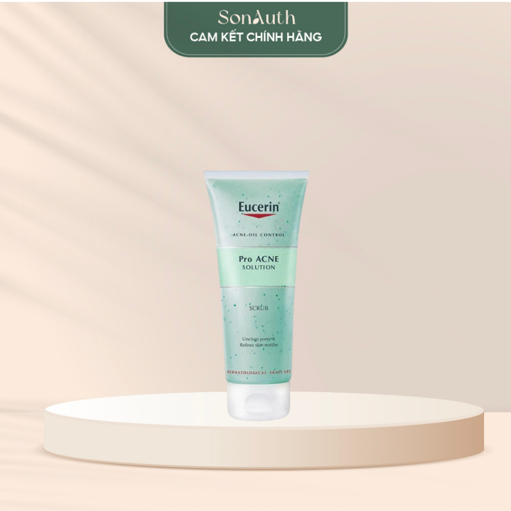 [NHẬP KHẨU] Tẩy tế bào chết cho da mụn Eucerin Acne-Oil Control Pro ACNE Solution Scrub 100ml