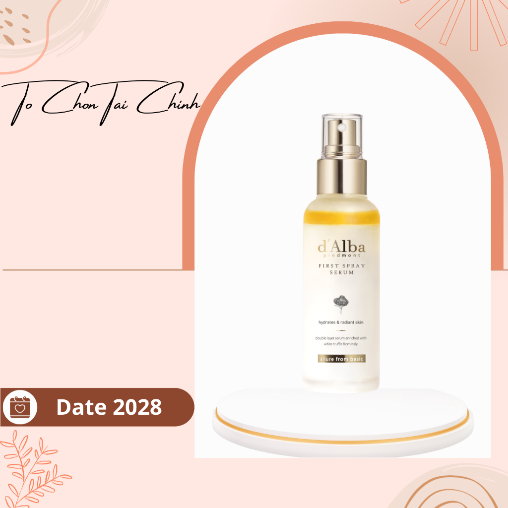 Serum dạng xịt d'Alba căng bóng da First Spray Serum 100ml