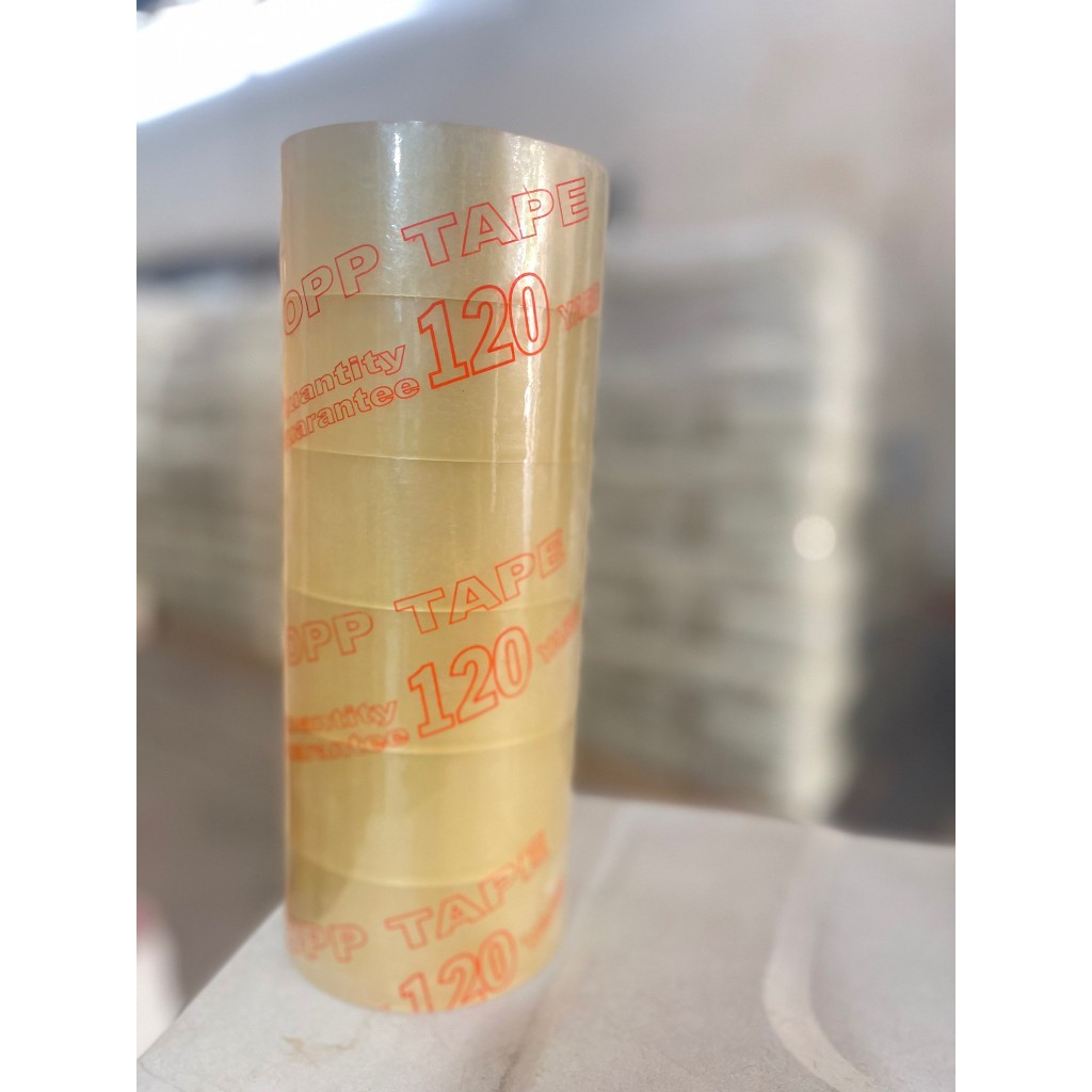 Băng keo, Băng dính trong dày loại tốt Opp Tape 1.2yard - 1.4yard - 2yard ( 1 cuộn)