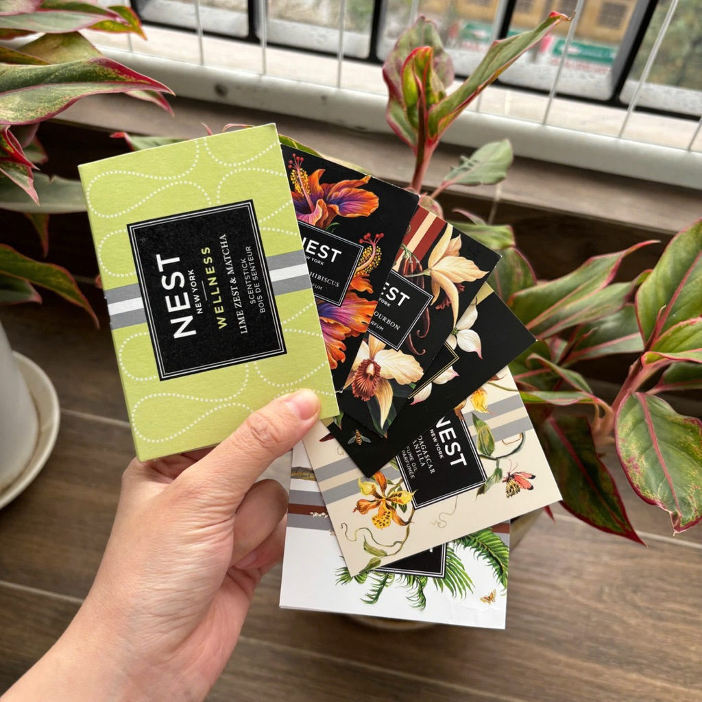 Vial nước hoa Nest Bourbon, Golden Nectar, Madagascar, Coconut, Strawberry, Sunkissed Hibiscus, Lime