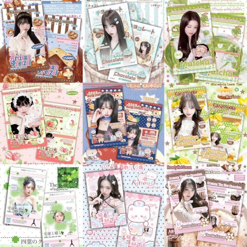 Pack mix 50 card des Jang Won-young - Hello Sunny