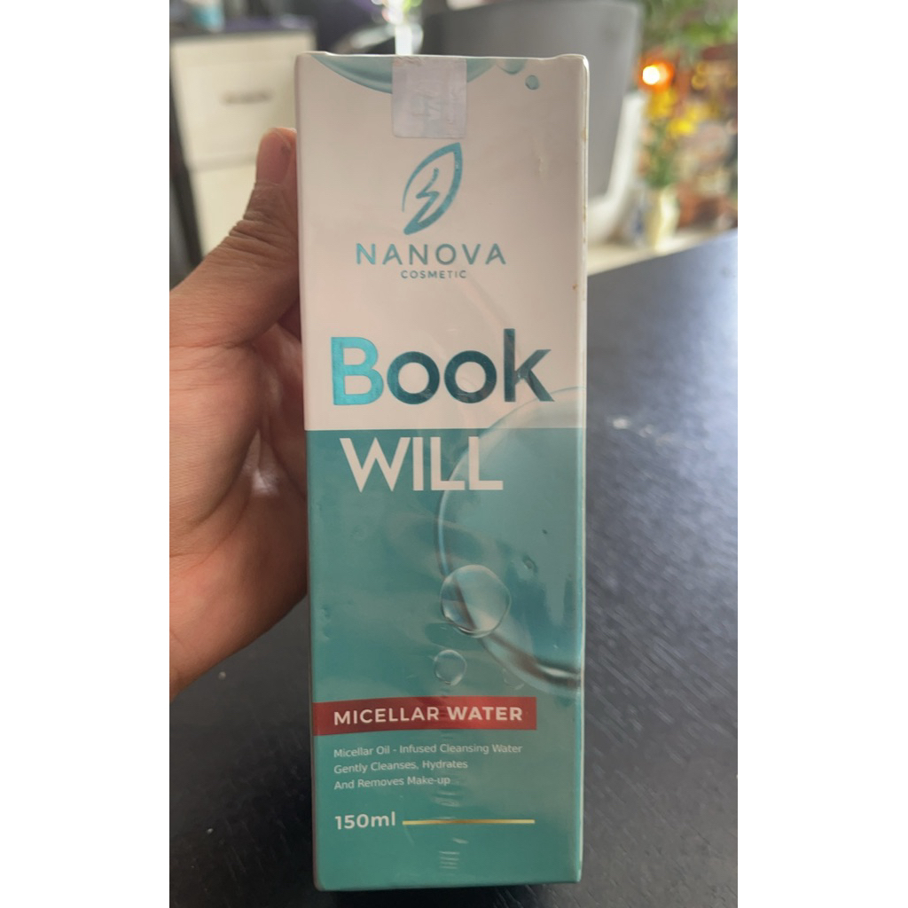 Tẩy trang Book Will 150ml chính hãng Nanova