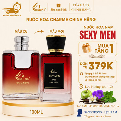 [Tặng chai 10ml] Nước hoa nam CHARME SEXY MEN BẢN 2024 3ml|10ml|100ml Lịch Lãm, Lưu Hương Lâu