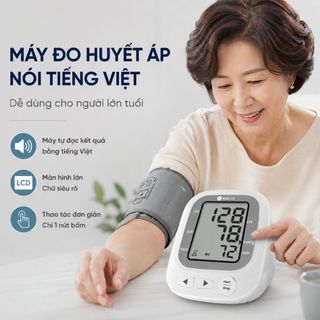 Máy đo huyết áp có trợ lý tiếng Việt đọc kết quả Kachi MK167 - thanh lý trưng bày